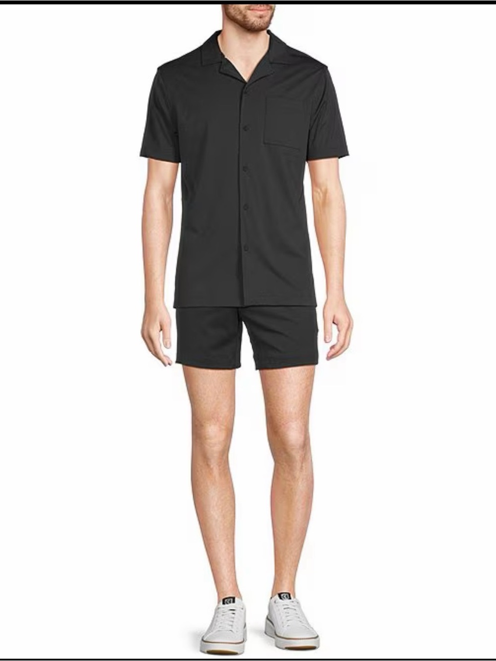 Murano Grey Men’s Flat Front Performance 5.5" Inseam Shorts